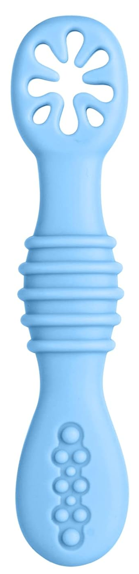 VICLOON Sticky Spoon szilikon kanál 2,5 10 db cm 4 hónap+ kék