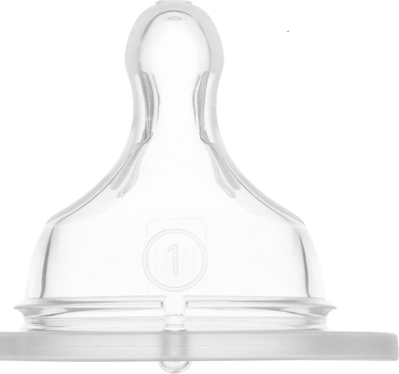 Biberon din sticlă MAM Feel Good 170 ml 0 m+, tetină 1