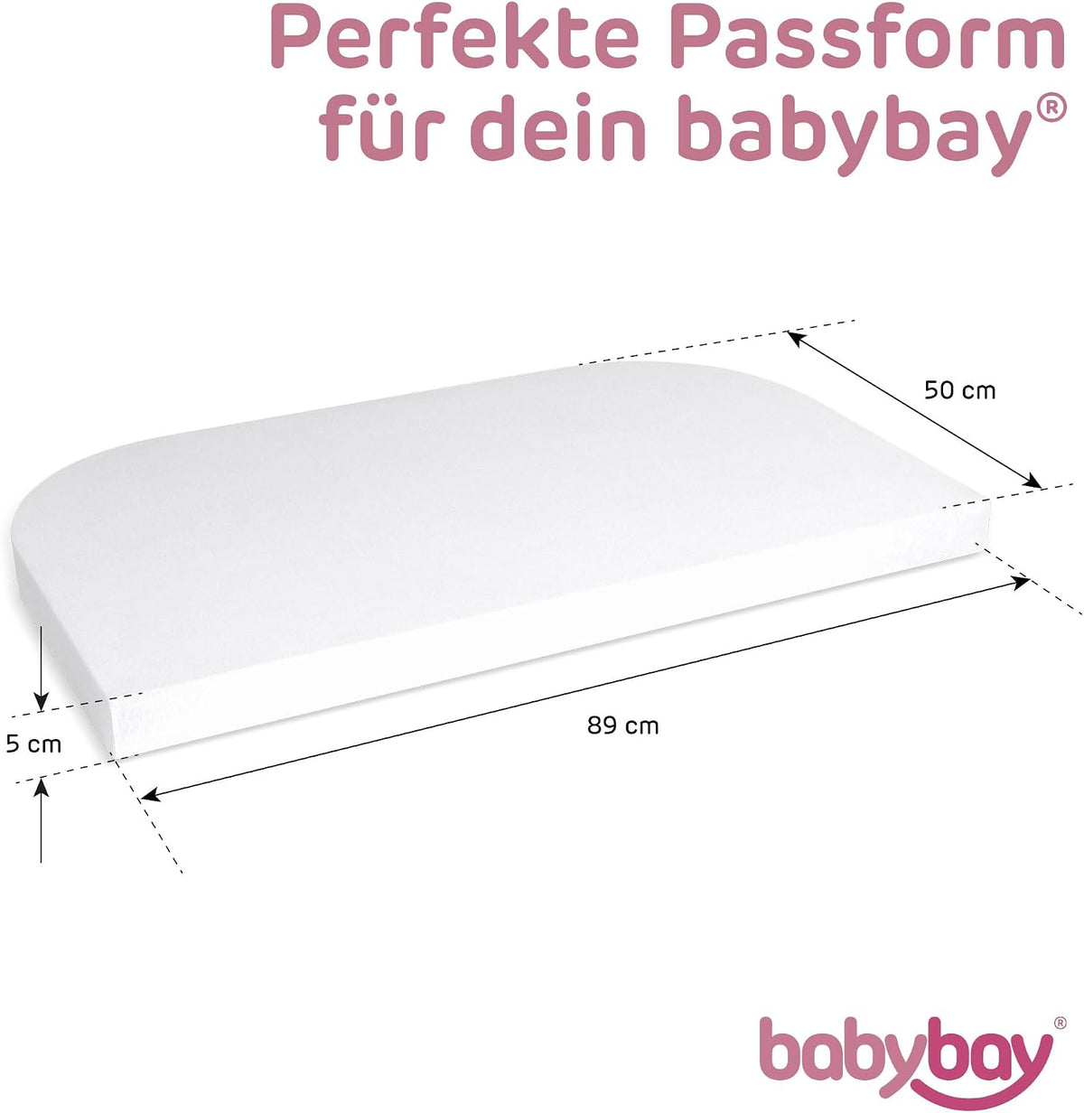 BABYBAY fitted sheet for Maxi, Midi, Boxspring, Comfort and Comfort Plus models