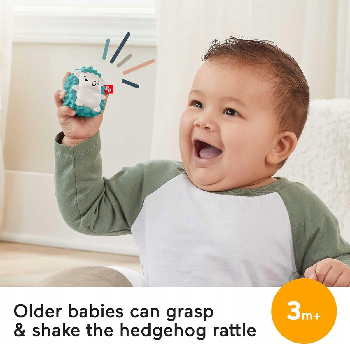 FISHER-PRICE pernă de joacă pentru stat pe burtică Căprioară