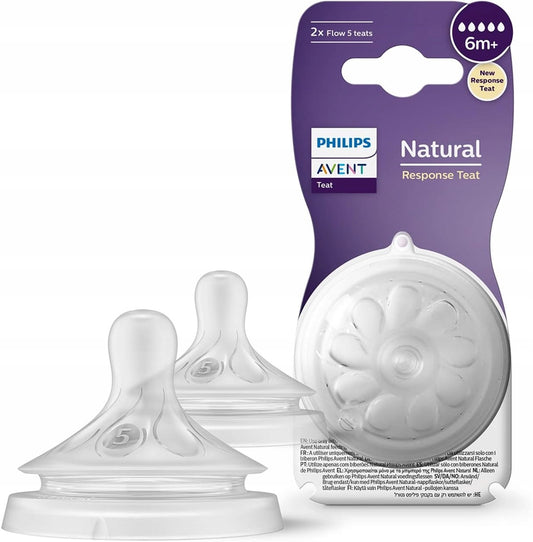 PHILIPS AVENT Natural RESPONSE suzete 6m+ x2