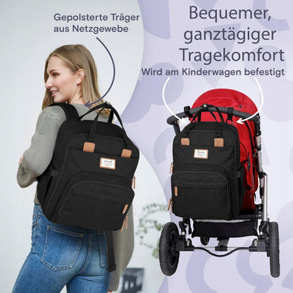 RUVALINO kinderwagen rugzak met accessoires