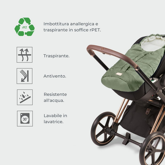 MOOVO NUVITA sac de dormit universal pentru cărucioare 0-6 luni 80cm