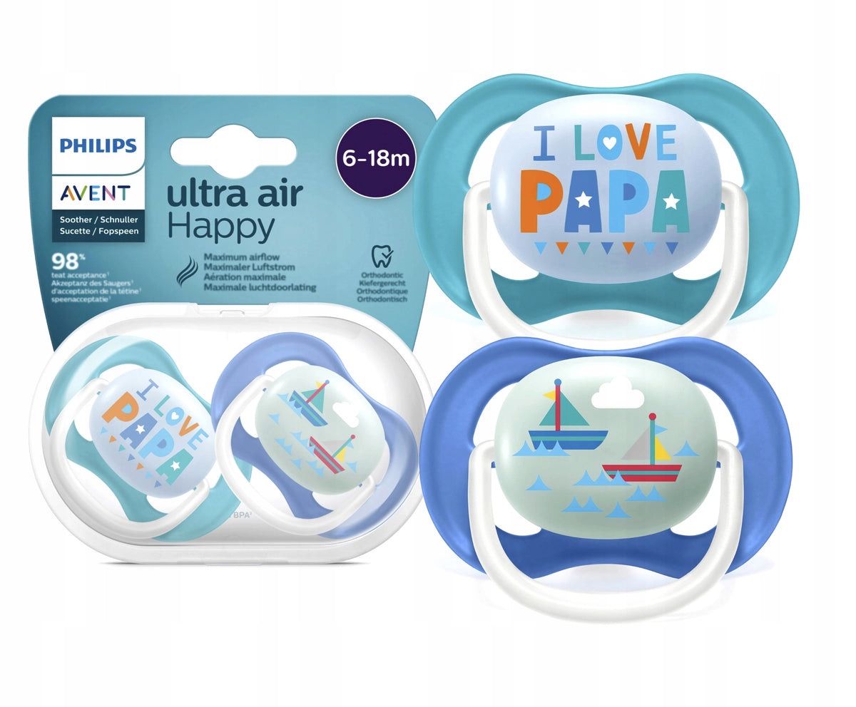 PHILIPS AVENT Ultra Air smoczki x 2 6-18msc