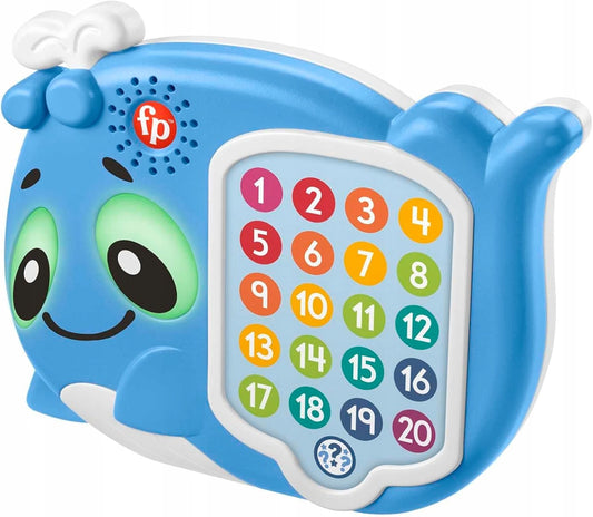 FISHER-PRICE interaktiver WAL Lichter 120 Melodien Sätze DEUTSCHE Sprache