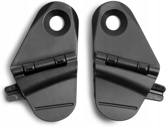 adaptery do gondoli BABYZEN YOYO 2 i STOKKE YOYO 3, czarne, plastikowe