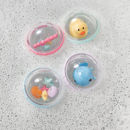 MUNCHKIN Float & Play bile cu zornăitoare pentru baie, set 4 bucăți