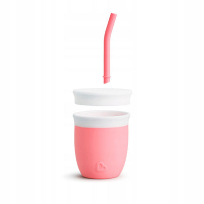 MUNCHKIN C'est Silicone! beker met rietje 6msc+ 120ml