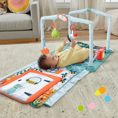 FISHER-PRICE mata do zabawy 3w1 edukacyjna Domek Odkrywcy