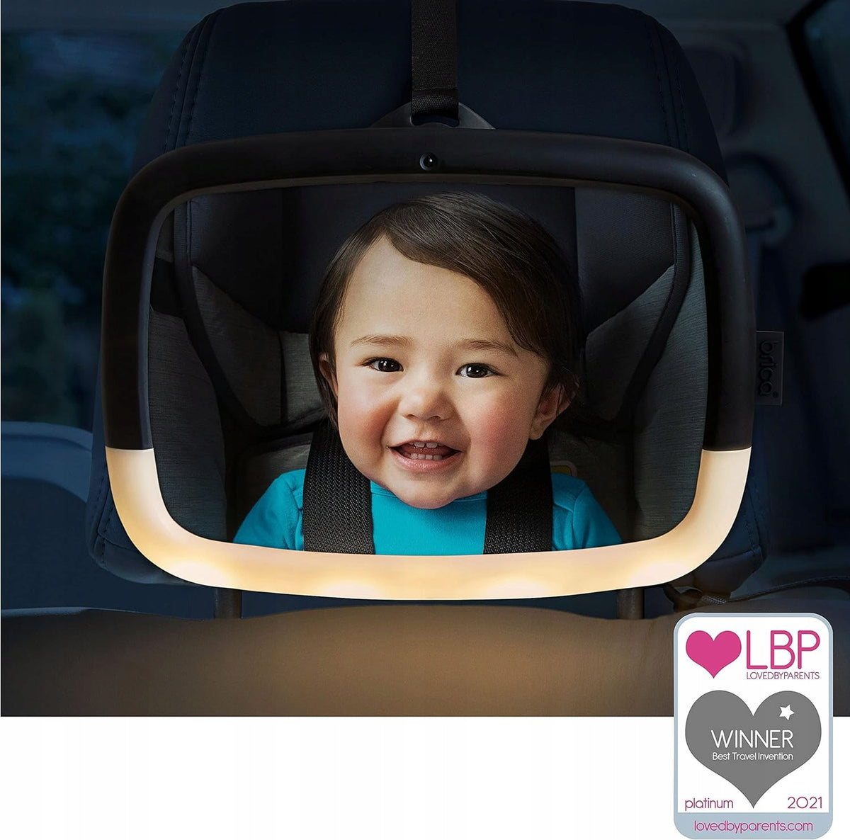 MUNCHKIN BRICA Baby In-Sight baby mirror with light and remote control