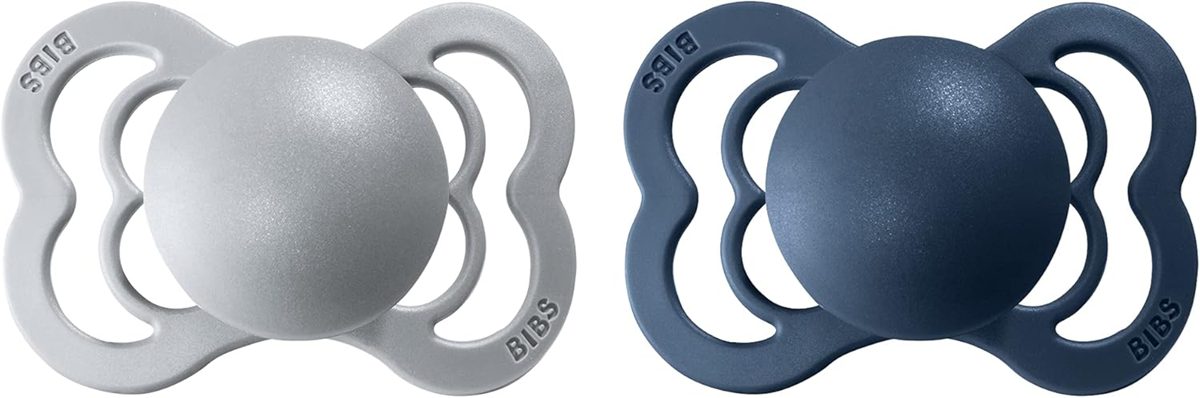 BIBS SUPREME chupetas calmantes de borracha 0-6m SIMÉTRICAS
