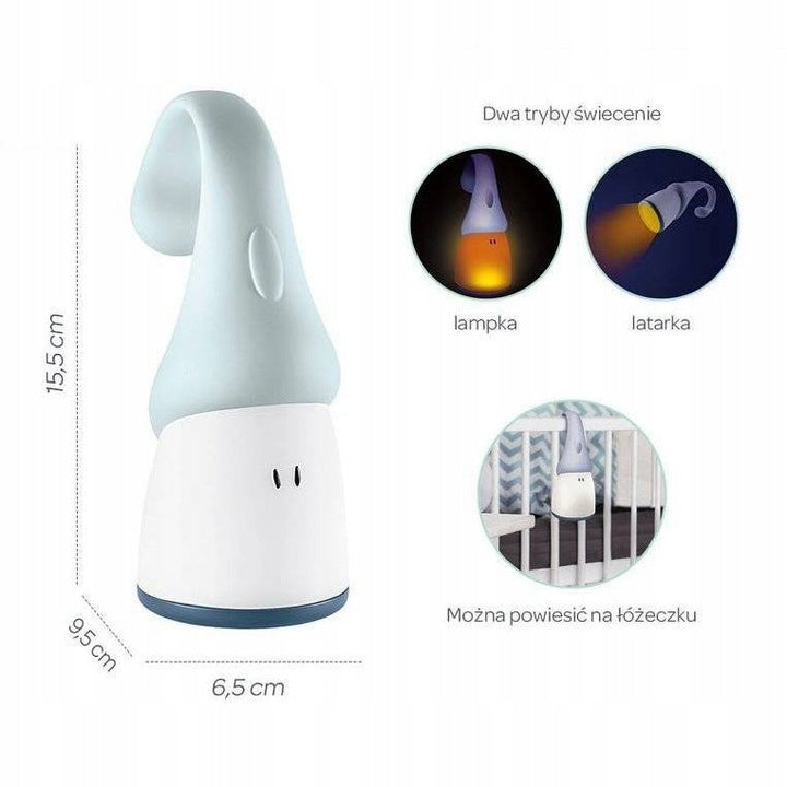 BEABA Pixie Torchportable light, torchage 0 +colour shades of bluedimensions 6.5 x 15.5 x 9.5 cmweight 140