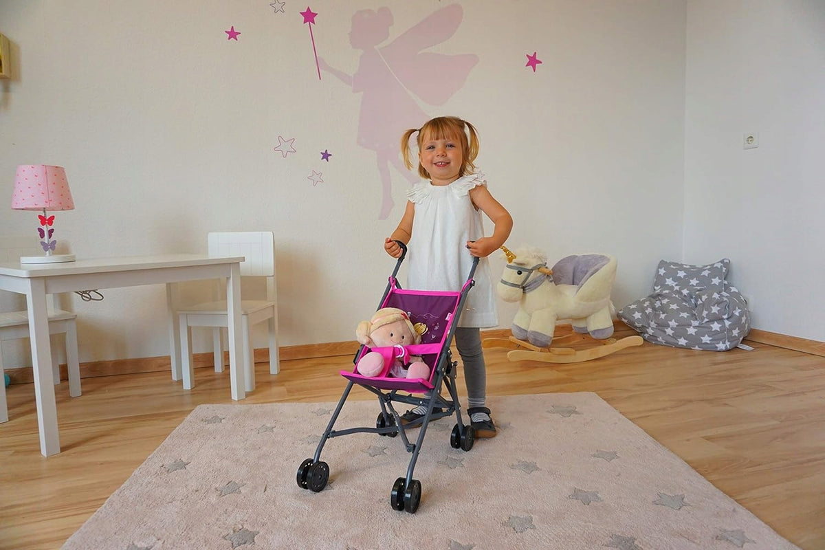 KNORRTOYS Nici Miniclara cărucior pentru păpuși Sim până la 37 cm