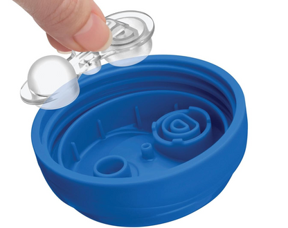 CHICCO Transition Cup cseppmentes itatópohár szívószállal és fogantyúkkal 200 ml 4 hónap+