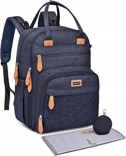 WELAVILA sac à dos pour poussette avec accessoires