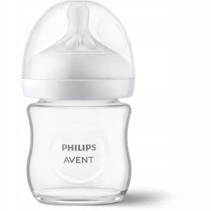 PHILIPS AVENT Natural Response biberon en verre 120 ml 0+ tétine 2