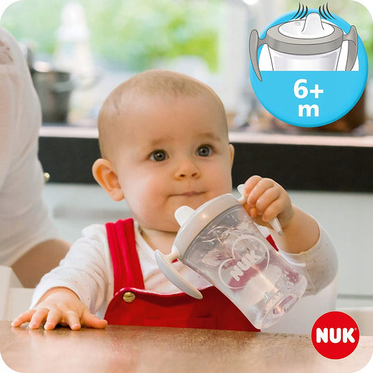 NUK zestaw do nauki picia kubek + 3 ustniki