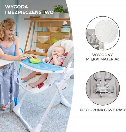 KINDERKRAFT YUMMY etetőszék tálcával