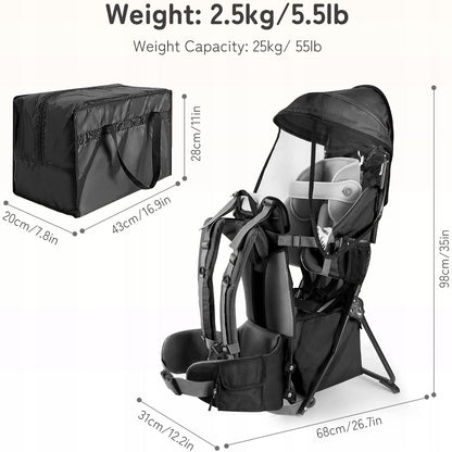 BESREY KRAXE porte-bébé de randonnée 6-36 mois