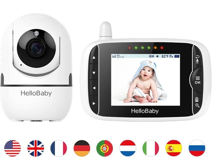 HELLO BABY HB65 babyphone électronique télécommandé 3,2" TFT LCD