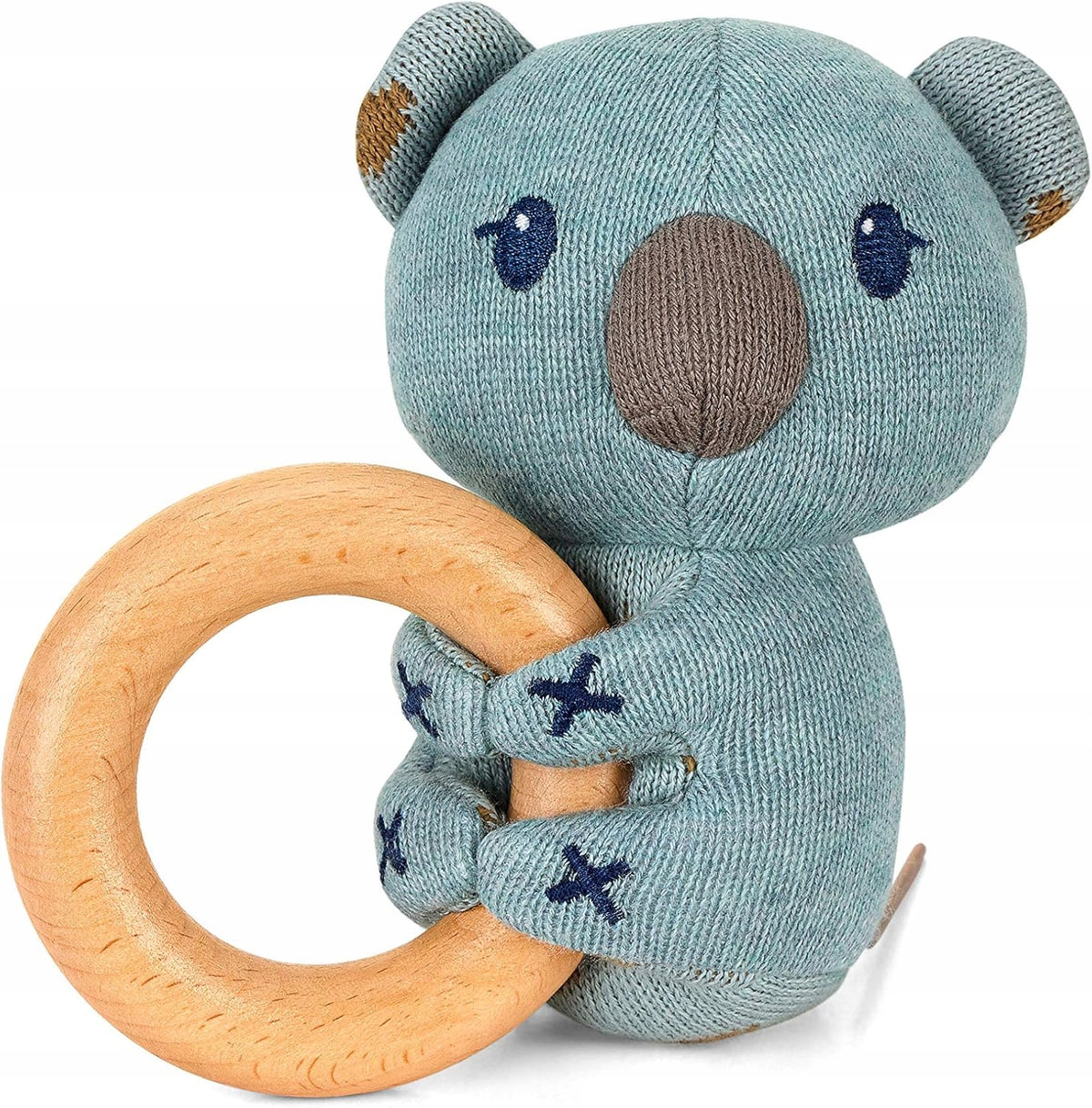 STERNTALER hochet en coton et bois KOALA 12 cm