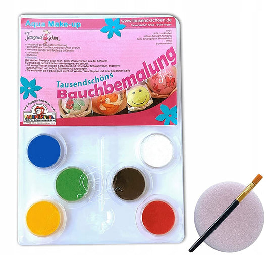 TAUSEND SCHON pinturas para barriga x6