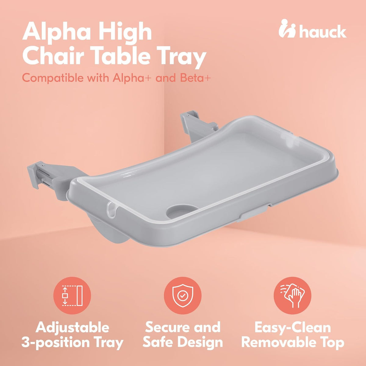 HAUCK additional tray for Alpha+ and Beta+ highchairs