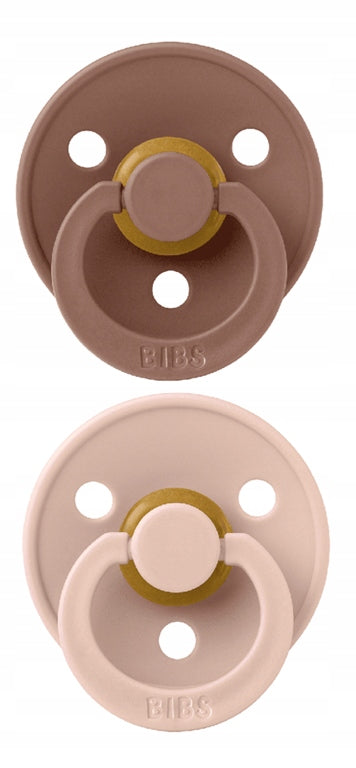 BIBS COLOUR 2 symmetrical rubber pacifiers