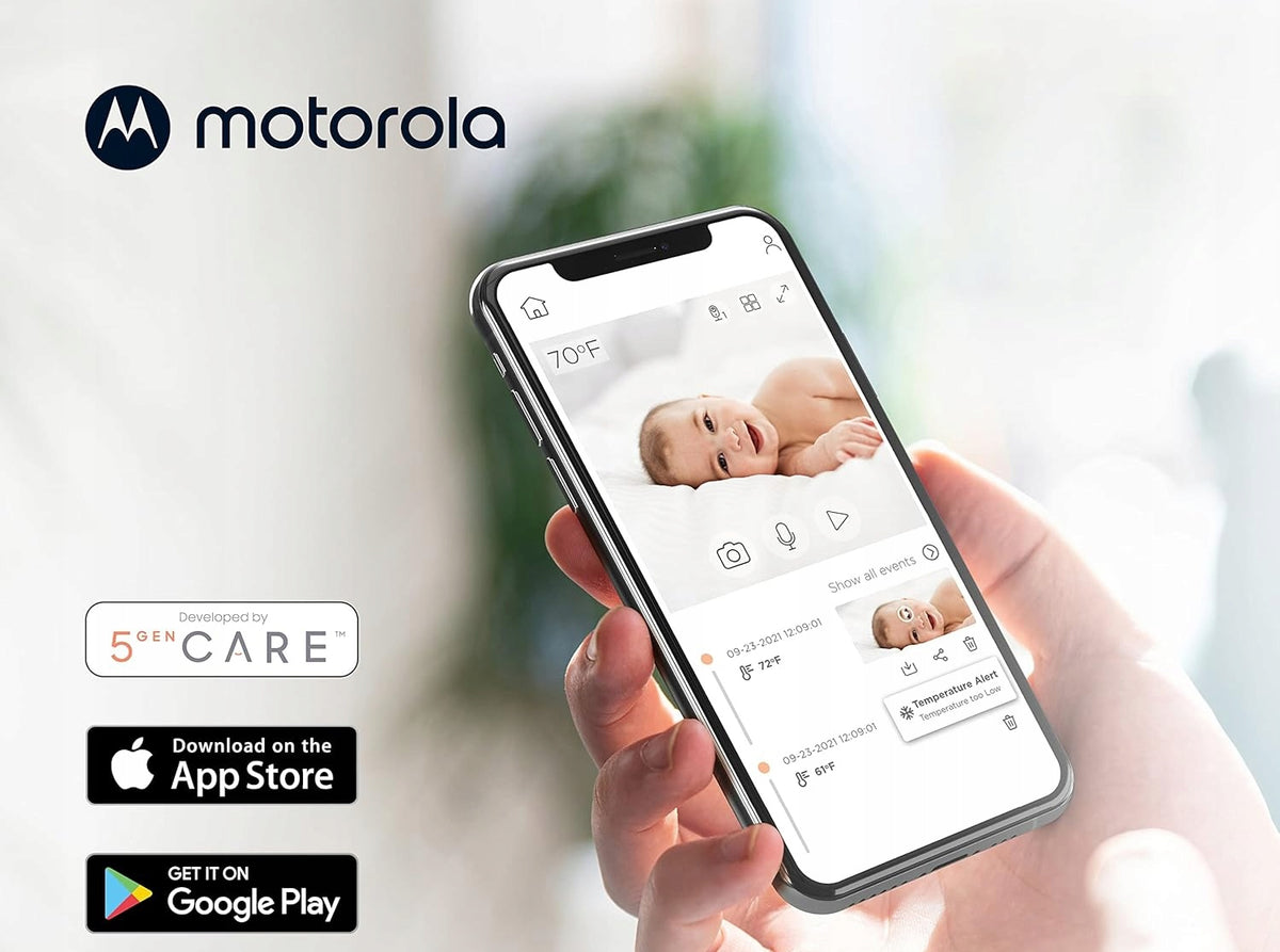 MOTOROLA PIP1010 Connect caméra bébé électronique HD télécommandée