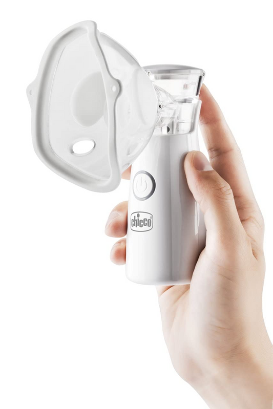 CHICCO EasyBreath Air Mesh kieszonkowy nebulizator 12,5 cm + etui