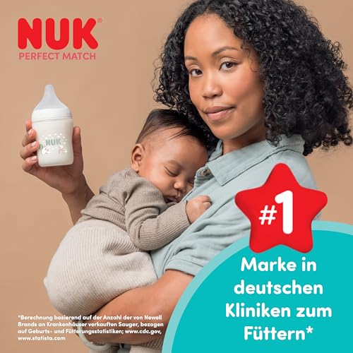 NUK Perfect Match antikolikflaske 260 ml 3m+