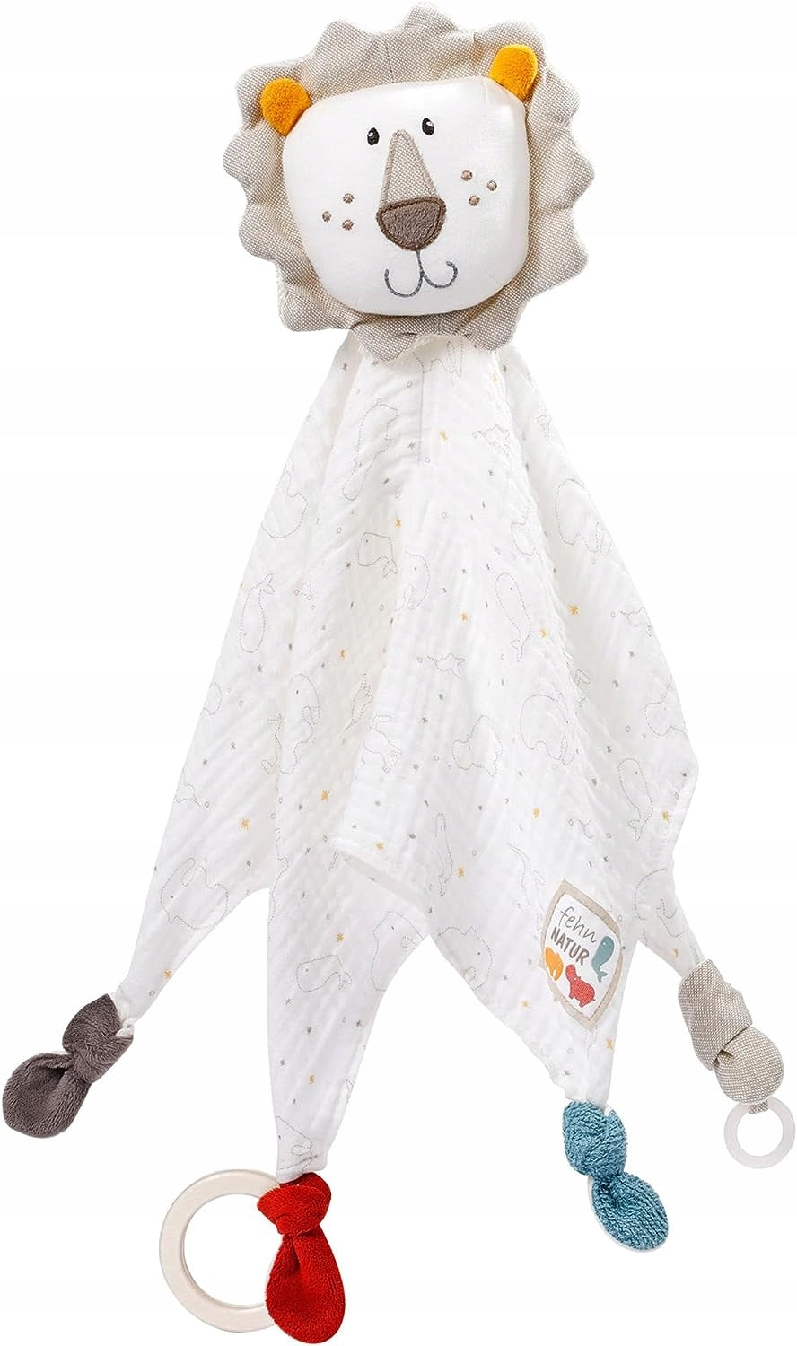 FEHN lion comforter cuddly toy