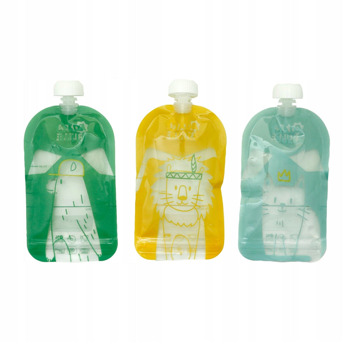 BADABULLE zakjes tubes voor puree mousses 15 stuks