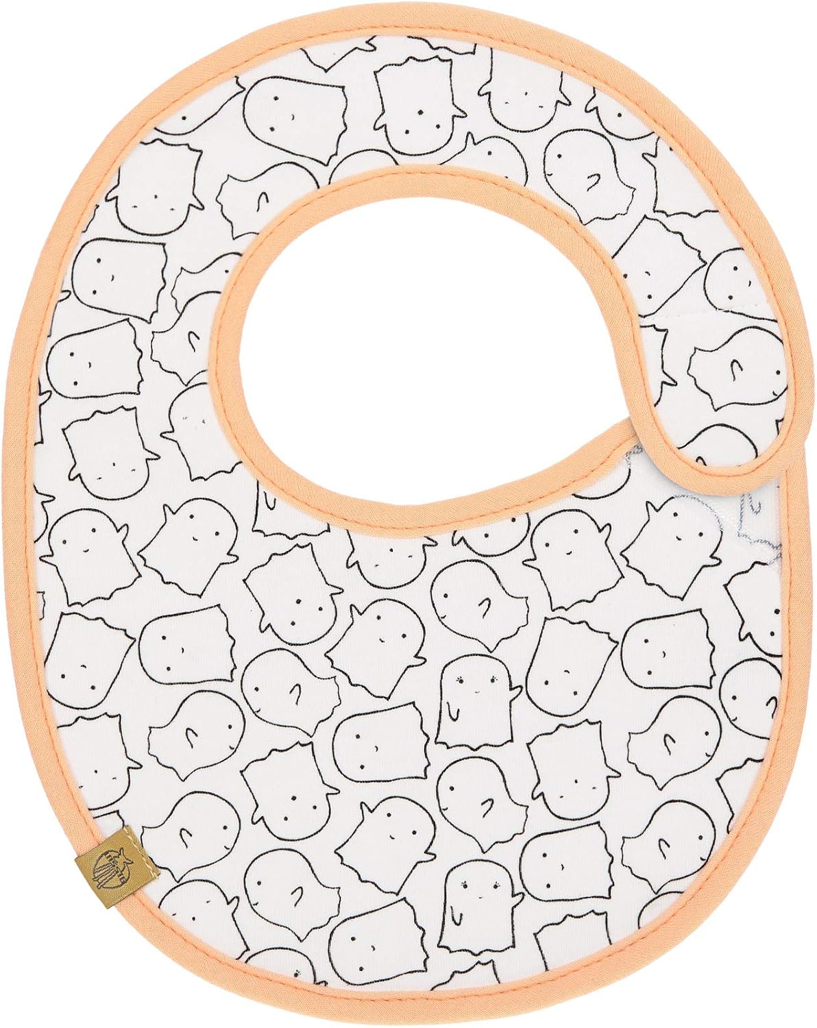 LASSIG cotton bib with Velcro fastening