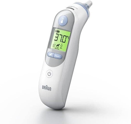 BRAUN ThermoScan 7 precyzyjny termometr do ucha + 21 nakładek ochronnych