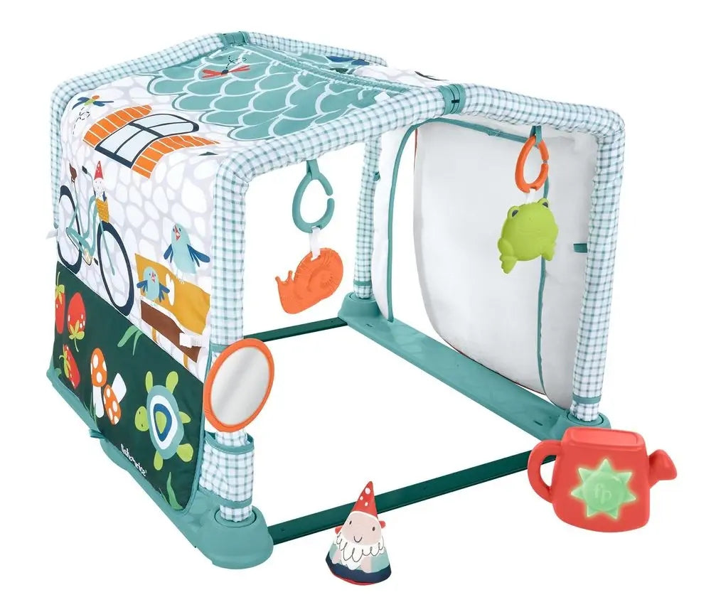 FISHER-PRICE mata do zabawy 3w1 edukacyjna Domek Odkrywcy