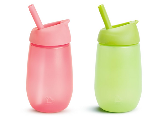 MUNCHKIN SIMPLE CLEAN kubek ze słomką x2 296ml 12msc+