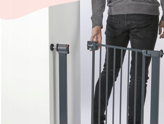 SAFETY 1ST SecureTech Metal bramka schodowa bezprogowa 73-80cm