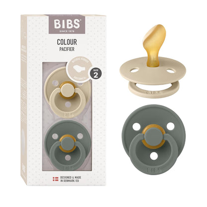 BIBS 2 anatomical rubber pacifiers