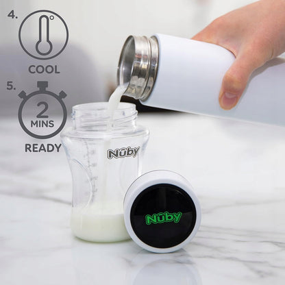 NUBY RapidCool gyorshűtő termosz tejkészítéshez 240 ml LED