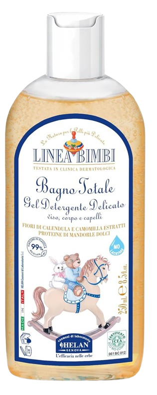 HELAN Linea Bimbi fürdető és sampon mandulafehérjével 250 ml 0+