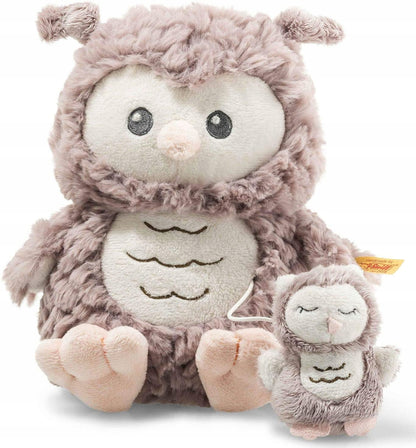 STEIFF Uil Ollie knuffel met muziekdoosje, 21 cm