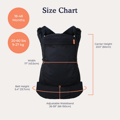 BECO TODDLER nosidełko klamrowe 9-27kg / 18-48msc