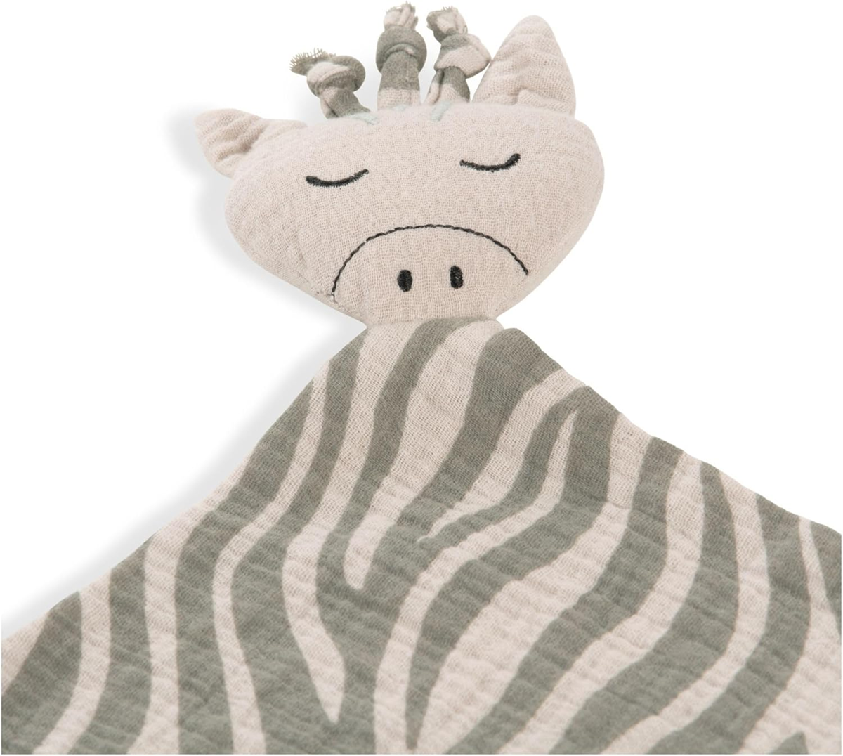 HAUCK Cuddle N Play muszlin komfort takaró plüss 25 25 db cm ZEBRA SAGE