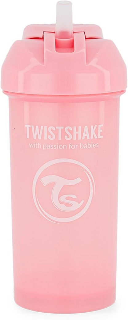 TWISTSHAKE Straw Cup kubek niekapek ze słomką 360 ml 6 m+