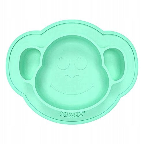KOKOLIO farfurie cu 3 compartimente antiderapantă