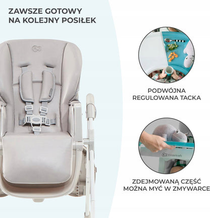 KINDERKRAFT YUMMY etetőszék tálcával
