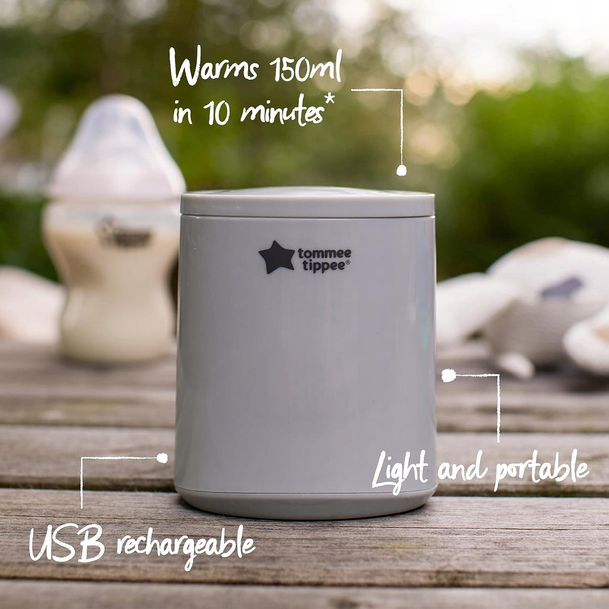TOMMEE TIPPEE LetsGo încălzitor portabil USB pentru călătorii