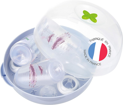 TIGEX Express esterilizador micro-ondas 5 biberões e acessórios 4 minutos
