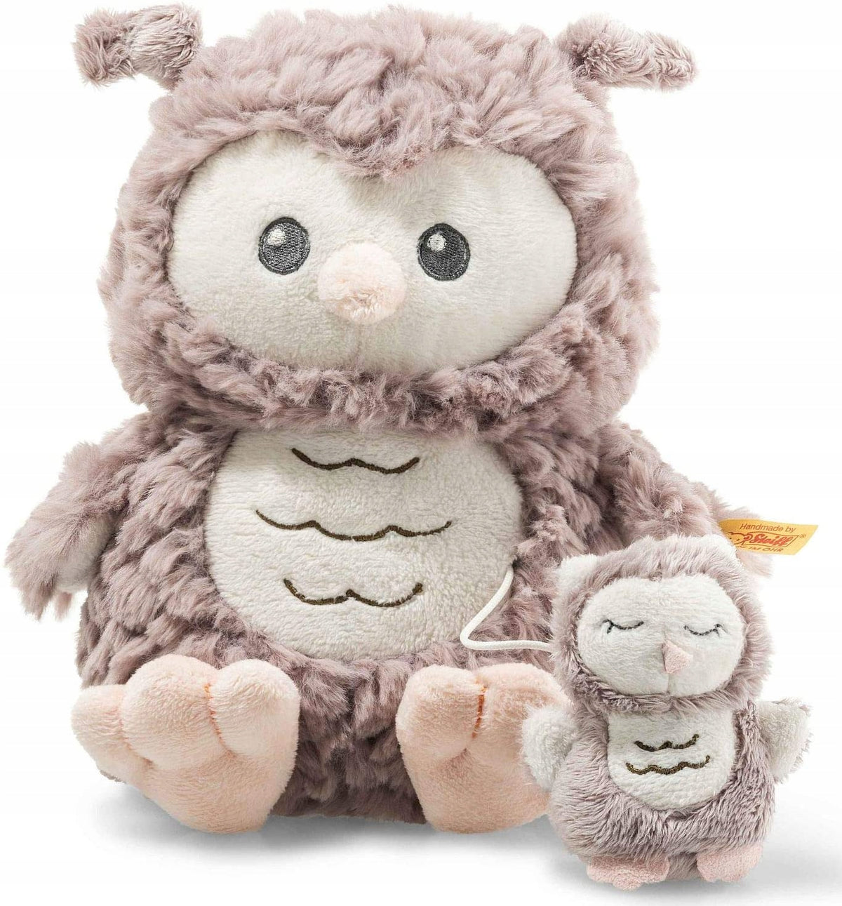 STEIFF Bufnița Ollie jucărie de pluș cu cutie muzicală 21 cm